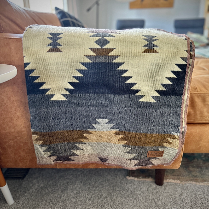 Andean Alpaca Wool Blanket