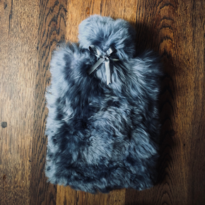 Samantha Holmes Alpaca Fur And Lambskin Hot Water Bottle