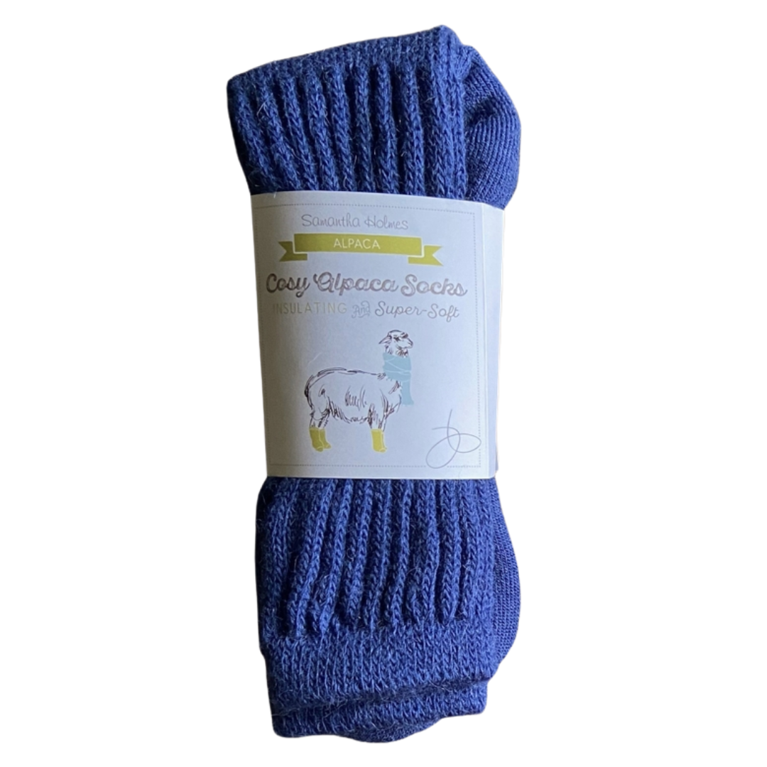 Cozy Rib Knit Alpaca Socks