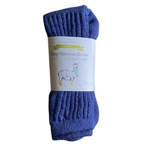 Samantha Holmes Cozy Alpaca Rib Knit Socks