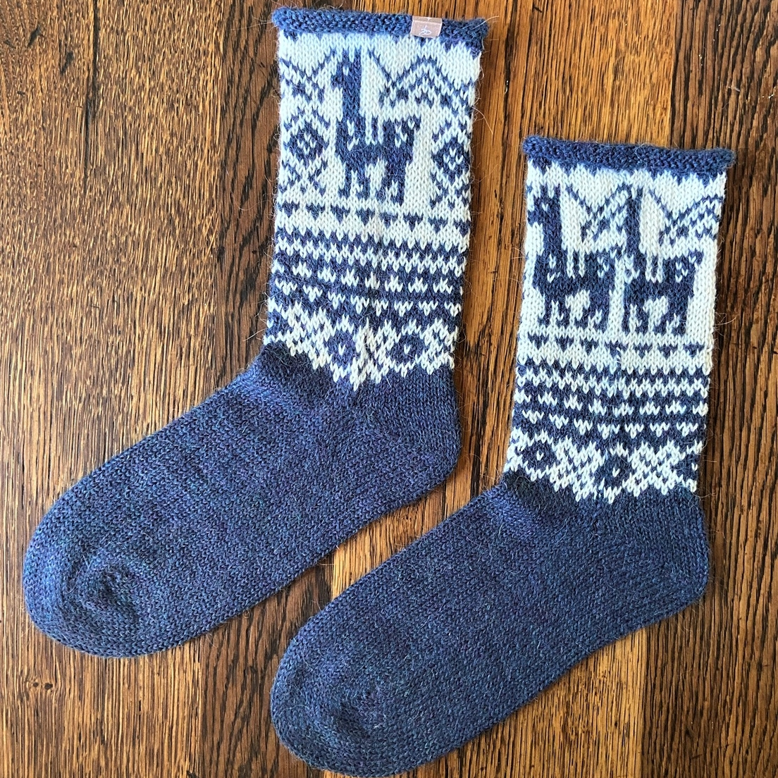 Samantha Holmes Fair Isle Bed Socks