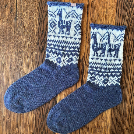 Samantha Holmes Fair Isle Bed Socks