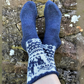 Samantha Holmes Fair Isle Bed Socks