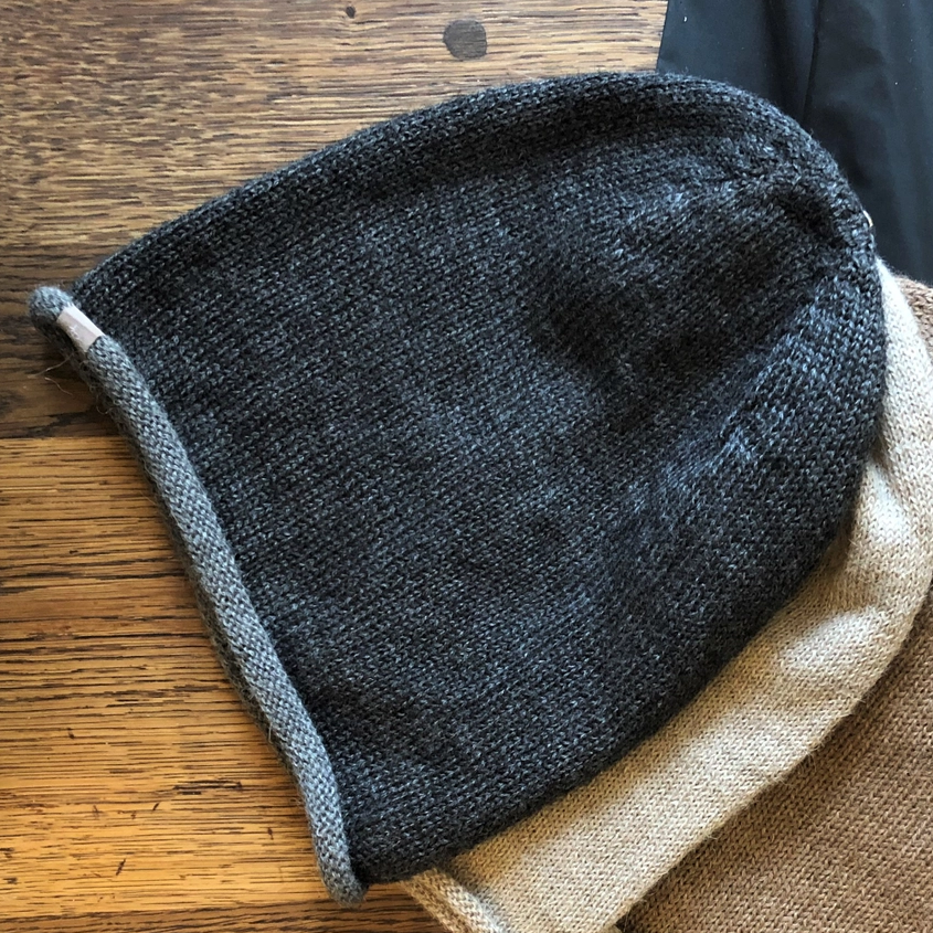 Jersey Knit Alpaca Hat