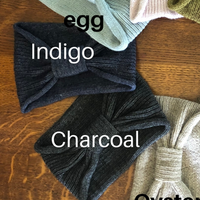 Chunky Rib Knitted Alpaca Headband