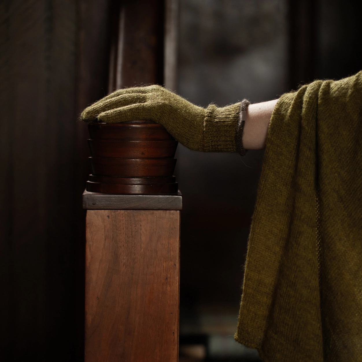 Luxury Jersey Knit Alpaca Gloves