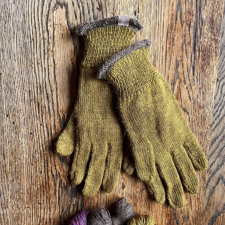 Luxury Jersey Knit Alpaca Gloves