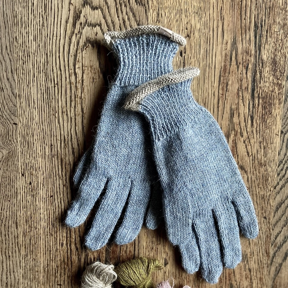Luxury Jersey Knit Alpaca Gloves