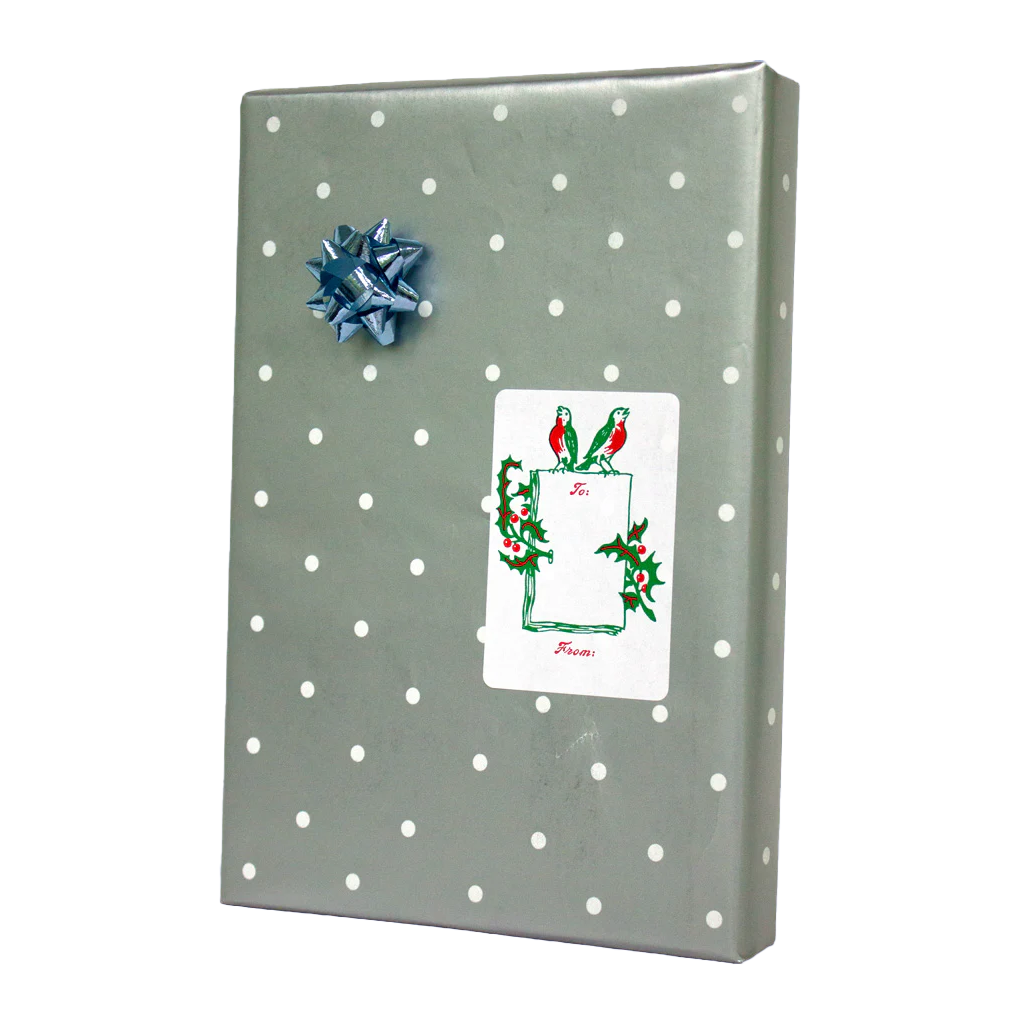 'Red Birds' Holiday Gifting Sticker Pack