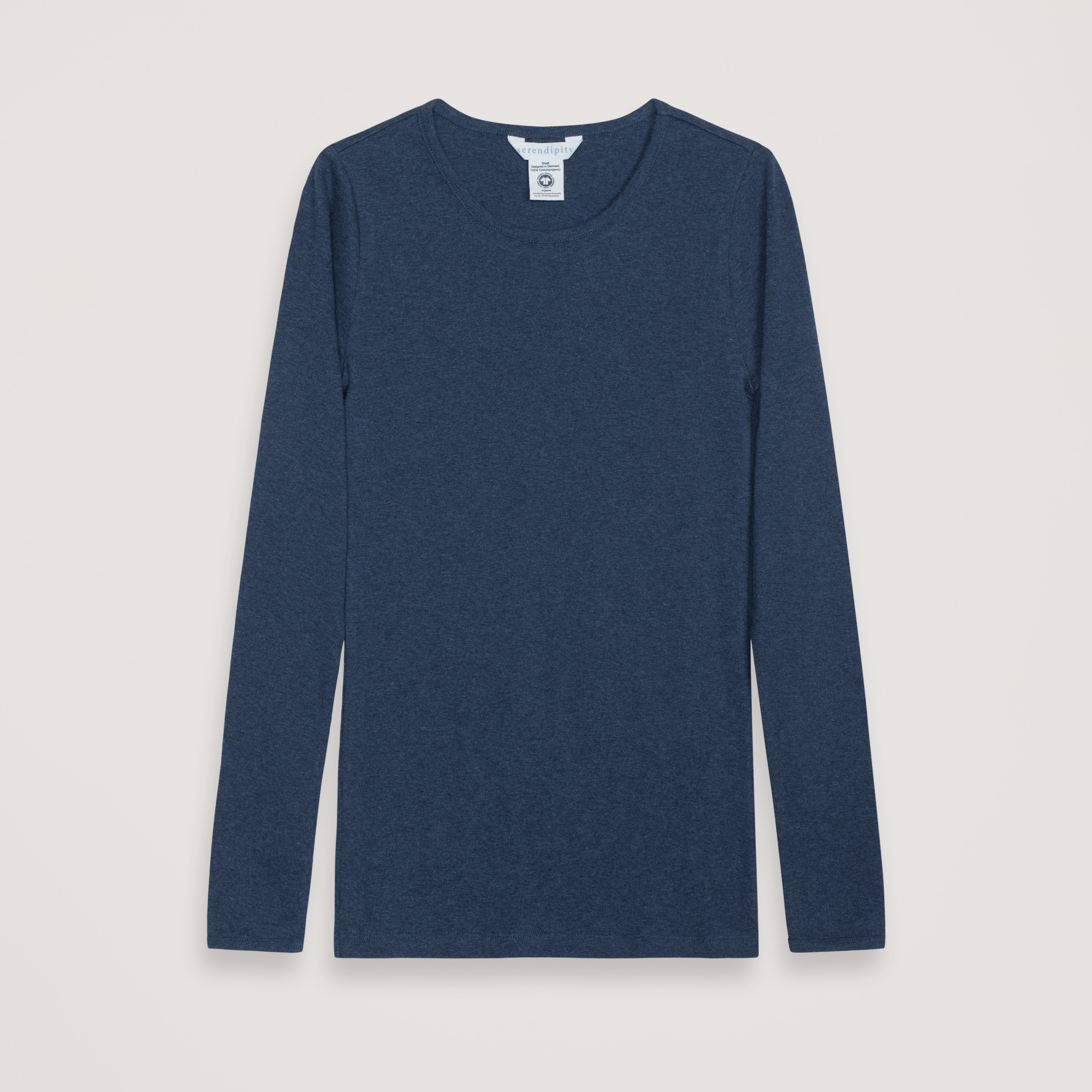Serendipity Women's Solid Cotton Slim Tee