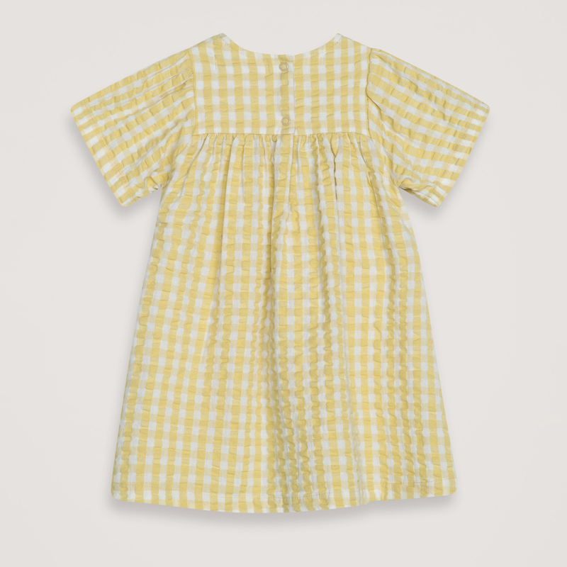 Serendipity Baby Cotton Flair Dress | Organic Cotton | Fluff Alpaca