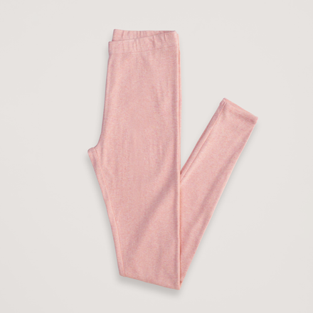 Pink leggings on a light gray background