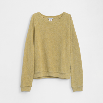 Yellow sweatshirt on a white background