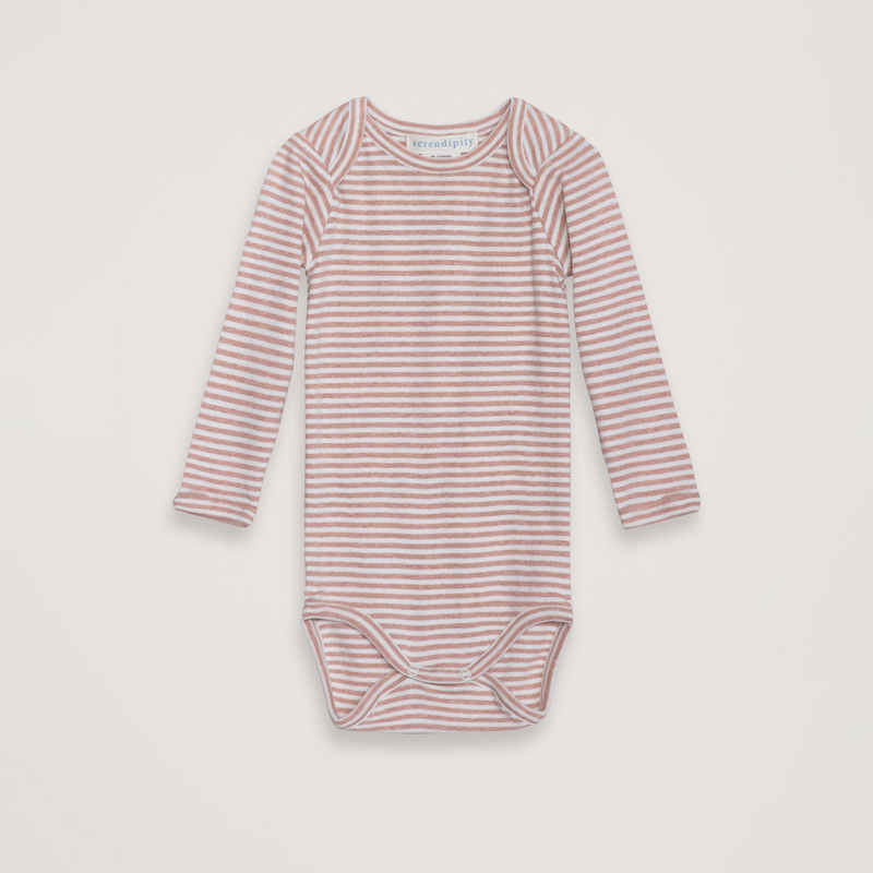 Serendipity Baby Striped Onesie