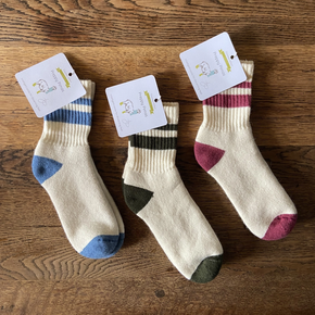 Samantha Holmes Preppy Alpaca Pima Cotton Socks
