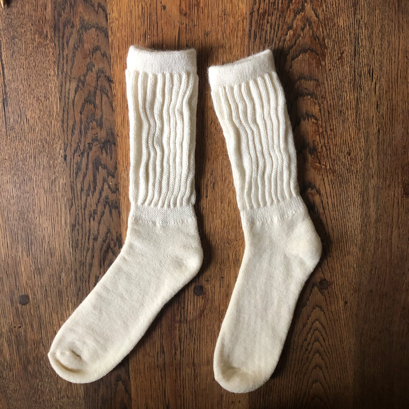 Samantha Holmes Cosy Alpaca Rib Knit Socks