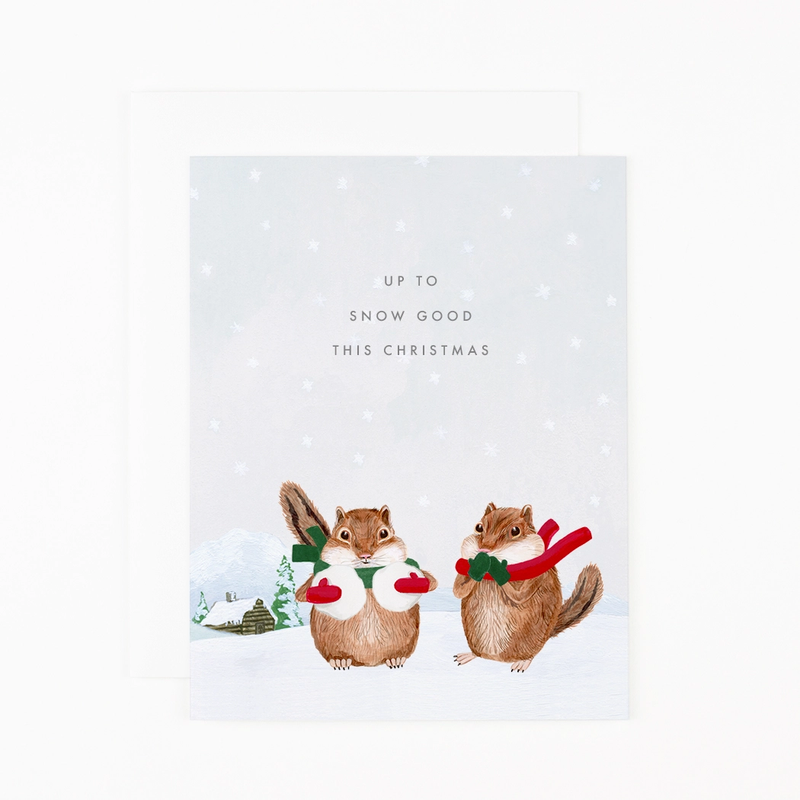 'Up to Snow Good' Holiday Card