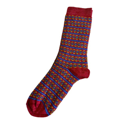 Tey-Art Bamboo Spring Buds Alpaca Socks