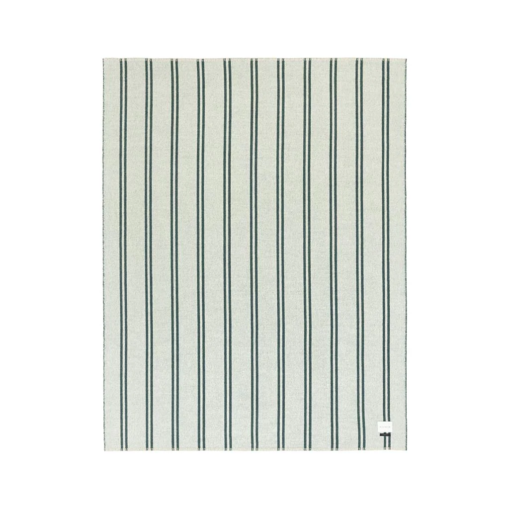 Straits Reversible Alpaca Throw – Dark Forest/Bone