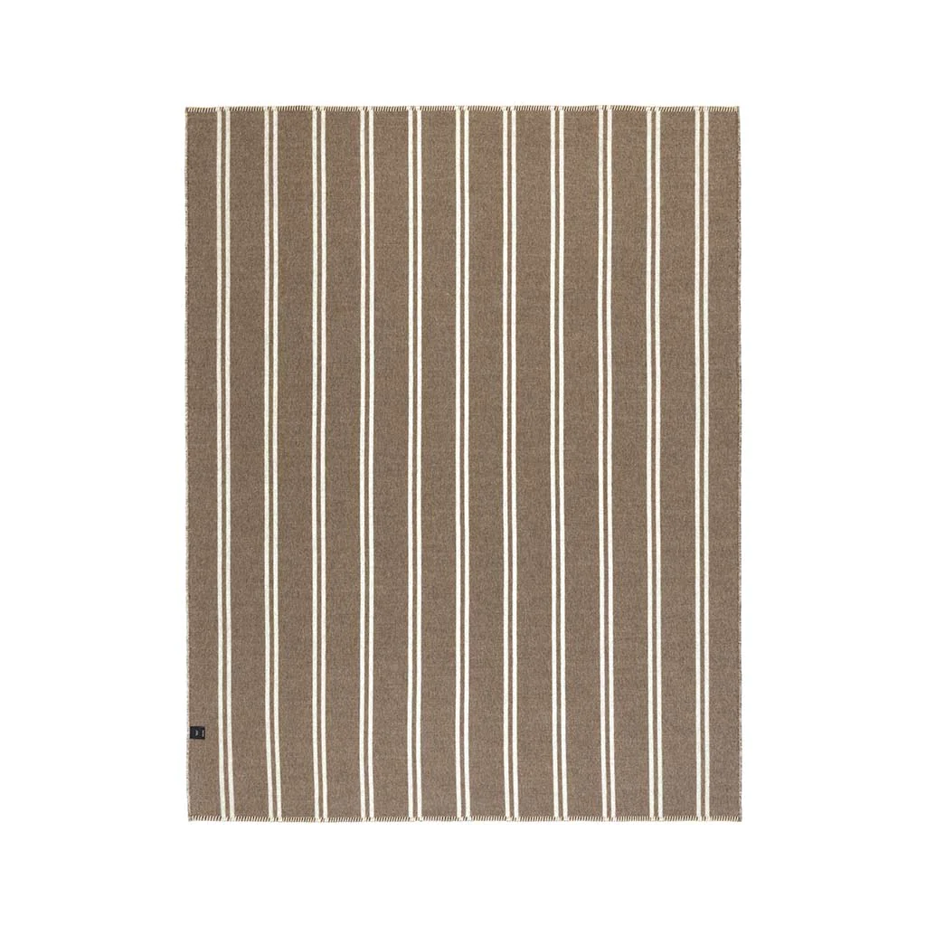 Straits Zero Dye Reversible Alpaca Throw  – Ivory/Cacao