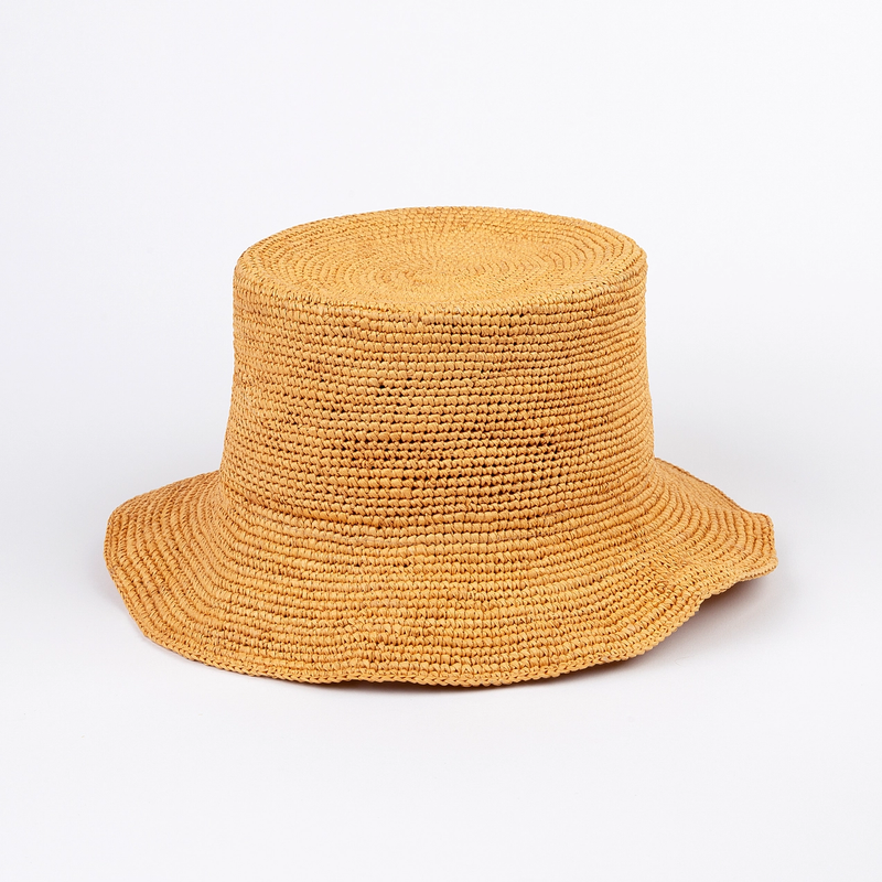 Elegancia Andean Straw Bucket Hat
