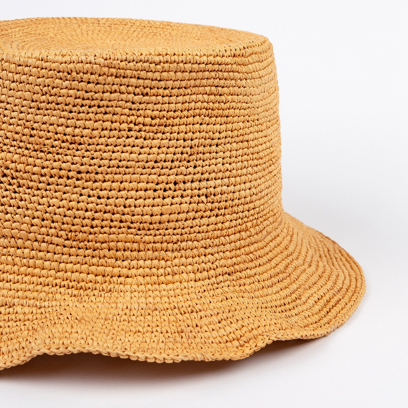 Elegancia Andean Straw Bucket Hat