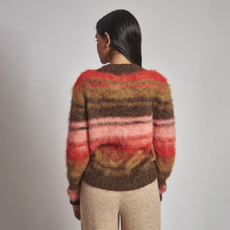 Kero Striped Alpaca Sweater