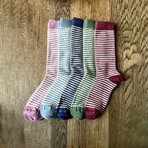 Samantha Holmes Stripey Alpaca Socks