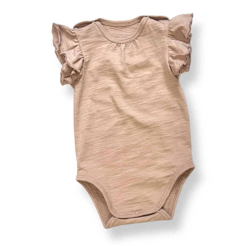 Tane Organics Flamé Flutter Sleeved Onesie