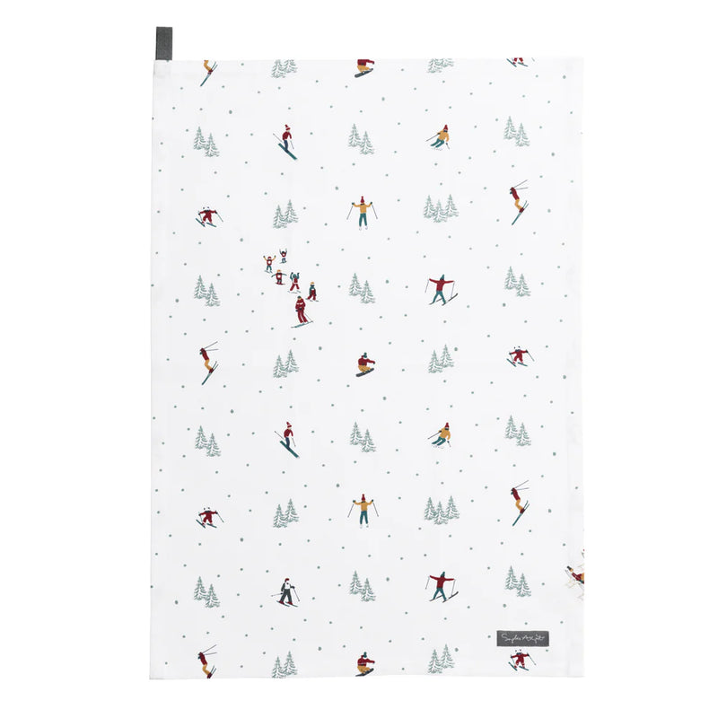 Sophie Allport Skiing Set of Tea Towels