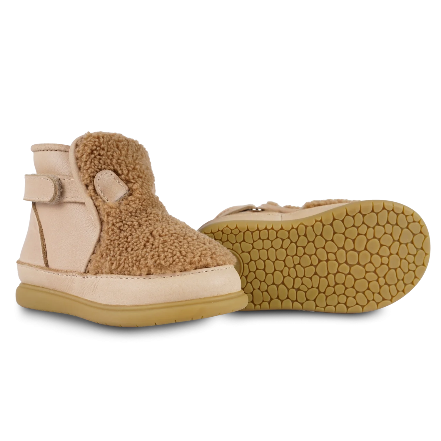 Roumi Teddy Bear Leather Boots