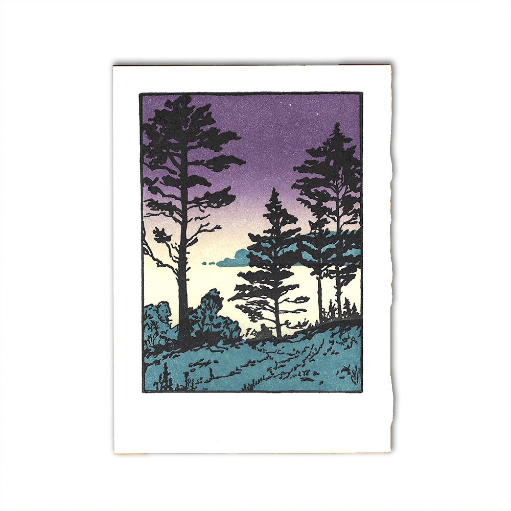 'Twilight Sheepscot River' Card