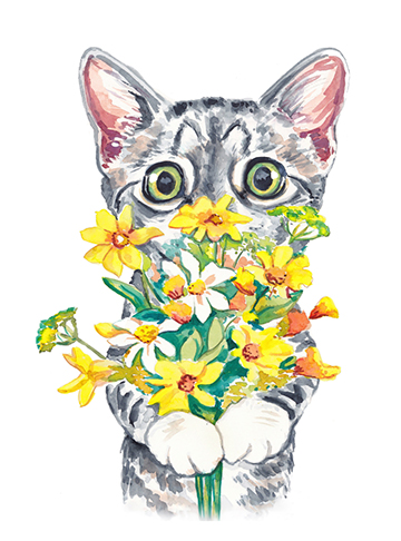'Wildflower Bouquet' Card