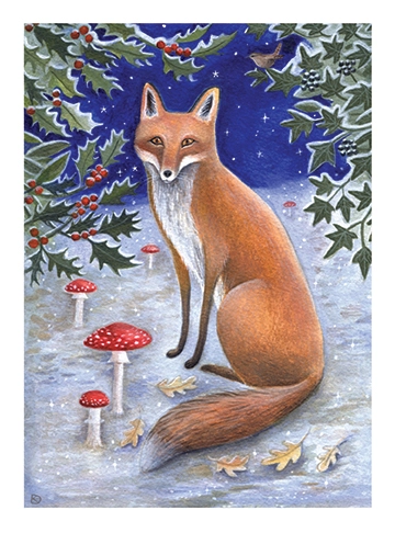 'Winter Fox' Card