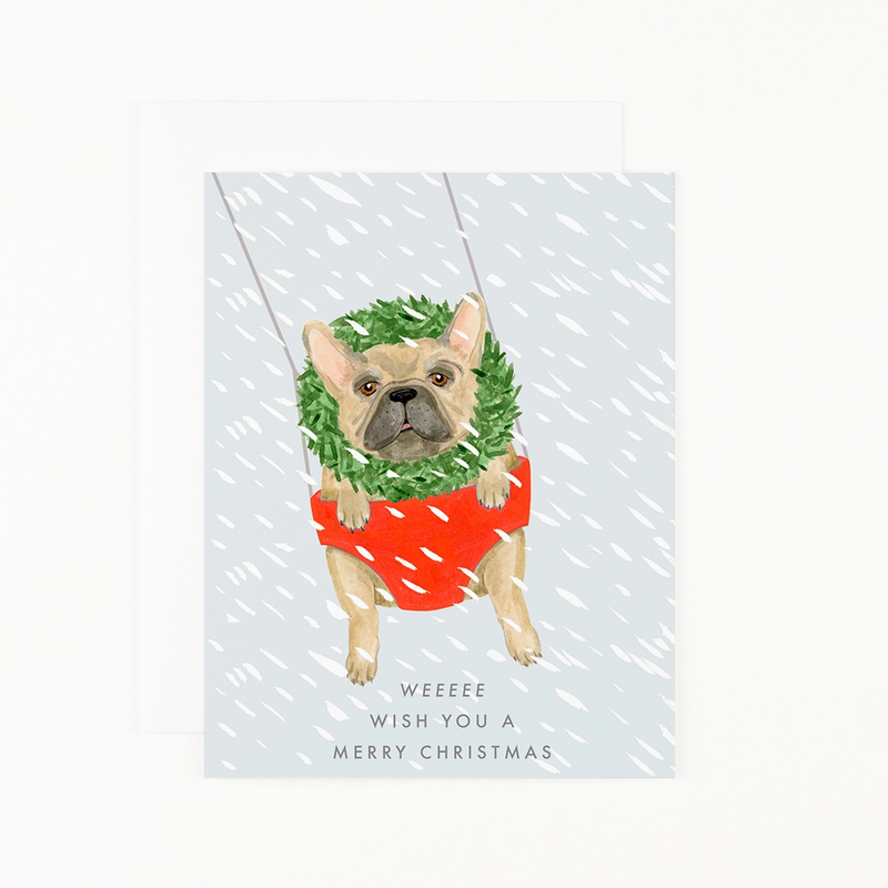 'Weeeee Wish You a Merry Christmas' Holiday Card