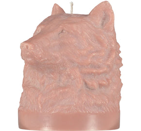 Wolf Bust Candle