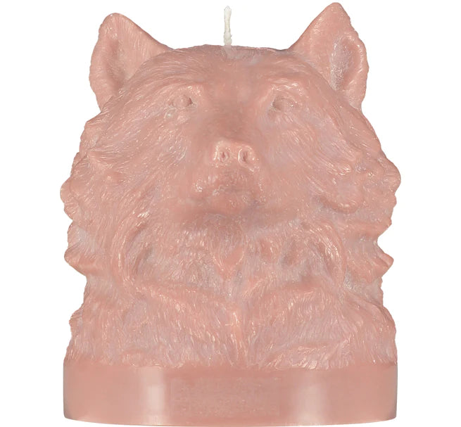 Wolf Bust Candle