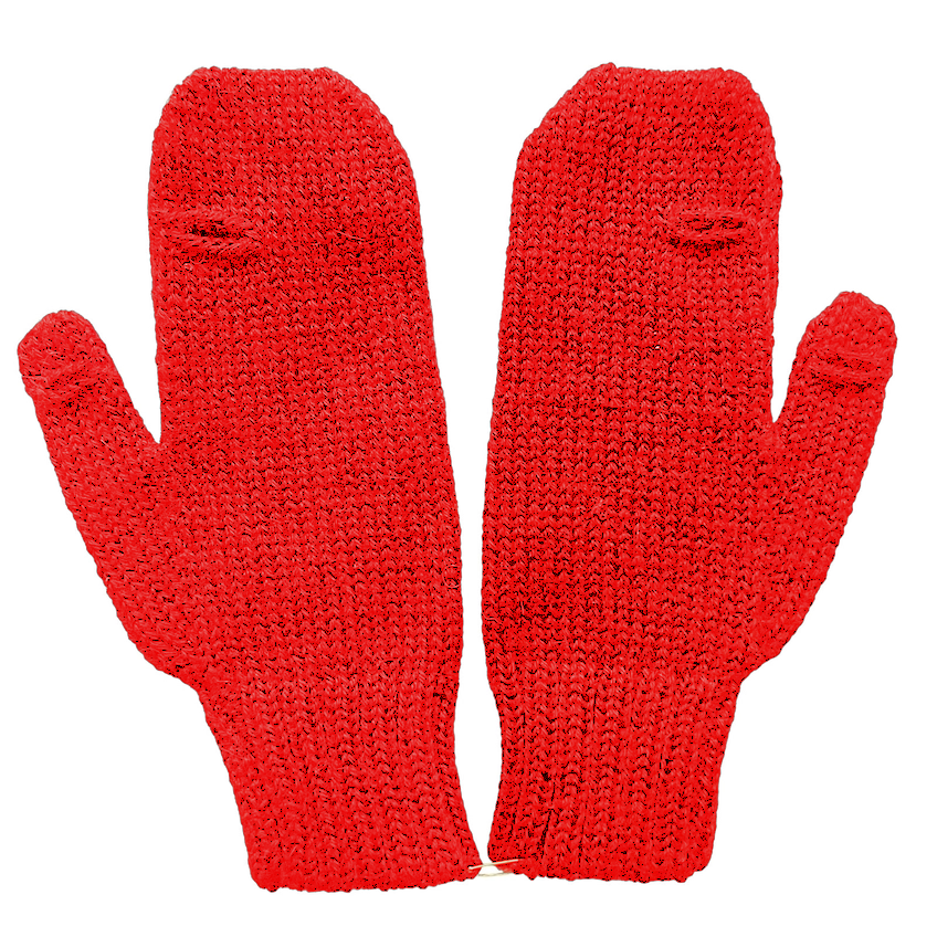 Baby Alpaca Heart Mittens