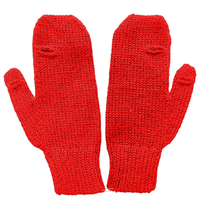 Baby Alpaca Heart Mittens