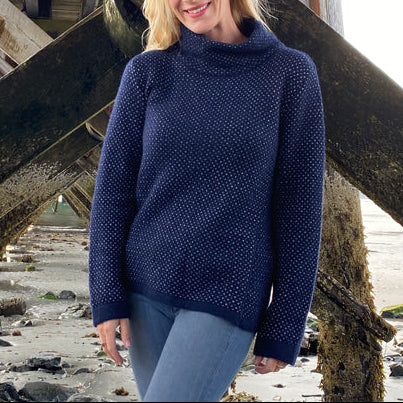 Selbu Mock Alpaca Sweater