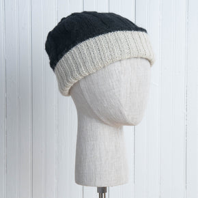 Reversible Cable Knit Hat
