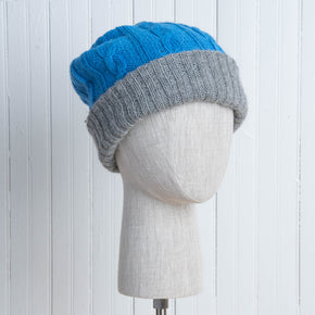 Reversible Cable Knit Hat