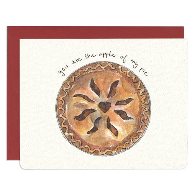 'Apple of my Pie' Greeting Card