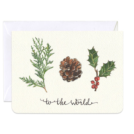 'Joy to the World' Mini Card