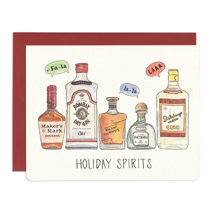 'Holiday Spirits' Holiday Card