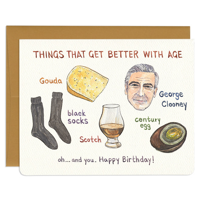 'Better With Age' Birthday Card