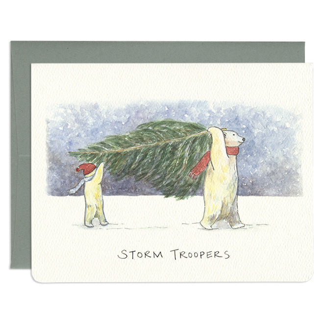 'Storm Troopers' Holiday Card