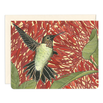 'Hummingbird Healer' Greeting Card