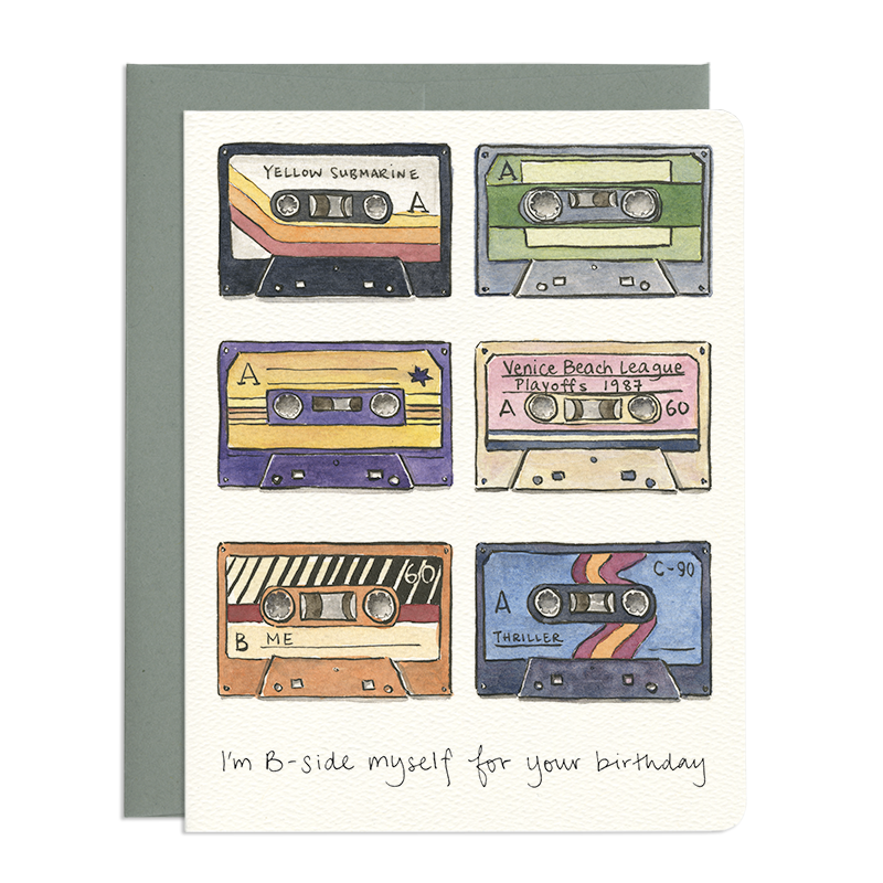 'B-side Birthday' Card