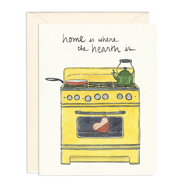'Home is Where the Hearth Is' Card